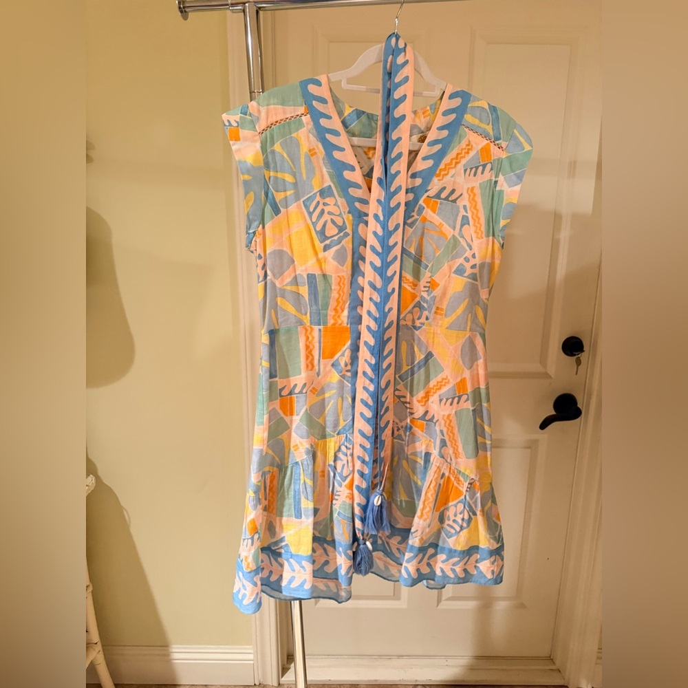 Anna Cate Colorful Geometric Pattern Dress